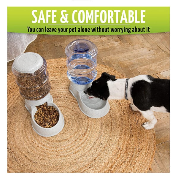 Automatic Pet Food Water Bowls 3