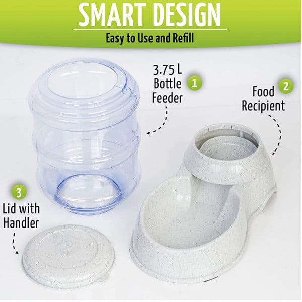 Automatic Pet Food Water Bowls 5