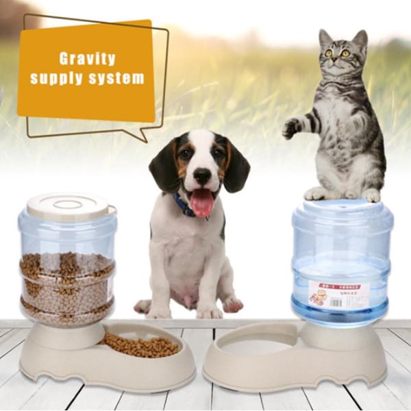 Automatic Pet Food Water Bowls